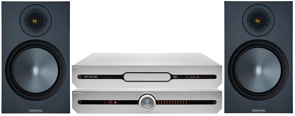 Roksan Attessa Amplifier + Cd Trasport + Monitor Audio Bronze 100